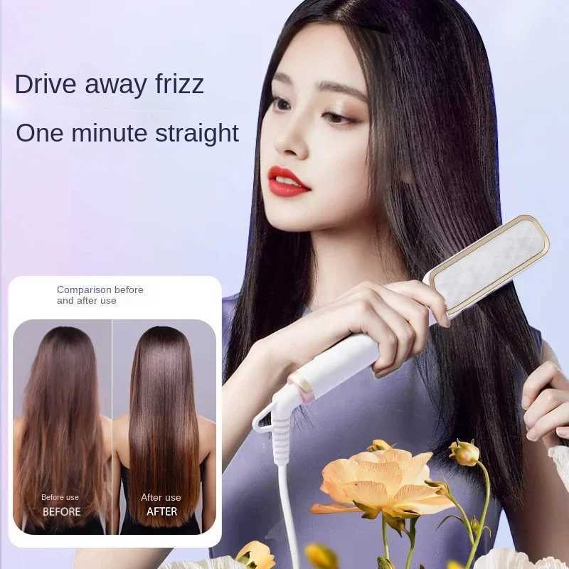3-in-1 straight hair comb heating brush straight hair brush negative ion styling comb hair styling tool CL240923