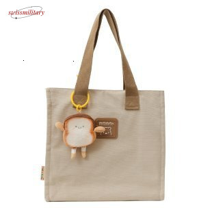 Large capacity student tutoring casual and versatile, single shoulder canvas bag, simple three-dimensional handbag, women's bag #28 Swissmilitary