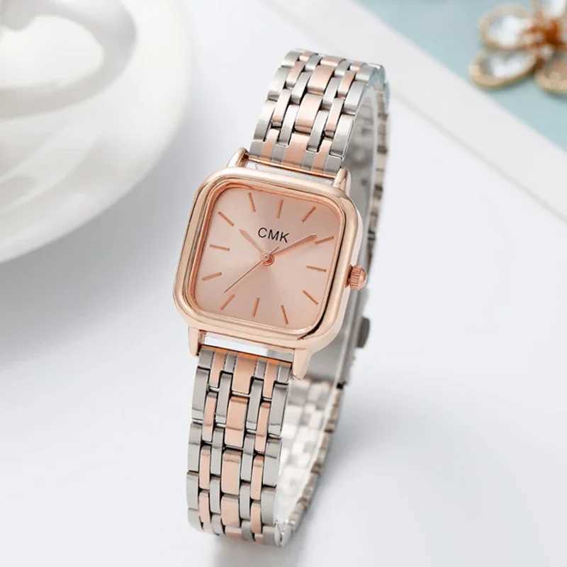 Casual Women Quartz Watch Classic Alloy Strap Wristwatch Square Ladies Watches Simple Clock Gift Relogio Feminino Reloj MujerX240923