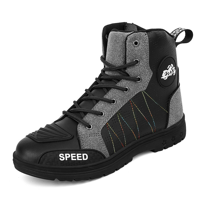 ddmytiger New Large Shoes Breathable, Waterproof, Increased Height Thick Bottom Wear resistant Motorcycle Travel Equipment C ddmythur