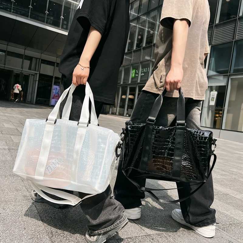 Duffle Bags Brazil Pvc Travel Bag for Ladies Large Capacity Men s Gym Sports Waterproof Weekend Outdoor Party 240923