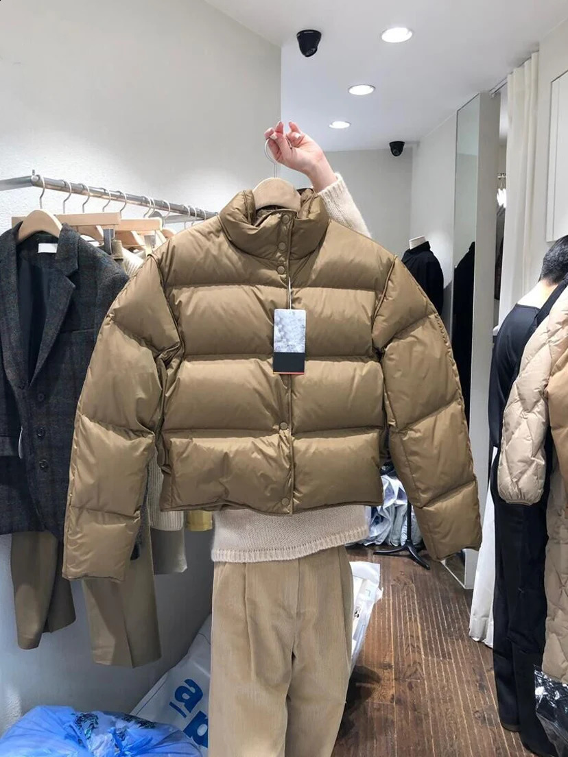 Zipper n feels like cotton warm jacket for womens autumn and winter collection Korean fashion loose short clothing trend 240921