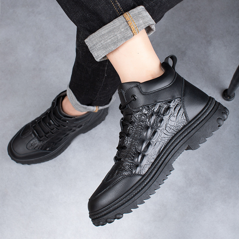 2025winter New Men's Cotton Shoes Outdoor Warm Winter Snow Boots