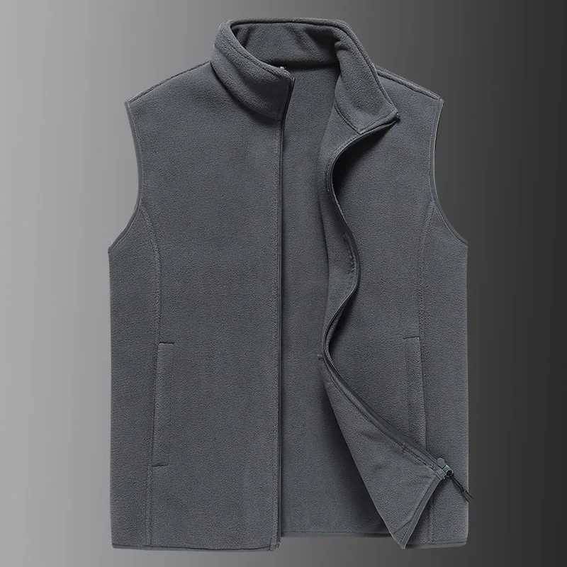 2024 Winter New Mens Warm Wool Vest Jacket Hooded Sleeveless Vest Autumn Fashion Casual Vest Jacket Mens 9807 W240923