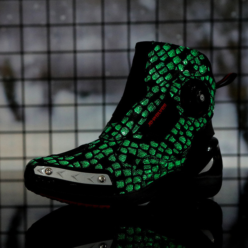 ddmytiger autumn winter mid help couple anti fall racing shoes, waterproof and wear-resistant motorcycle shoes C ddmythur