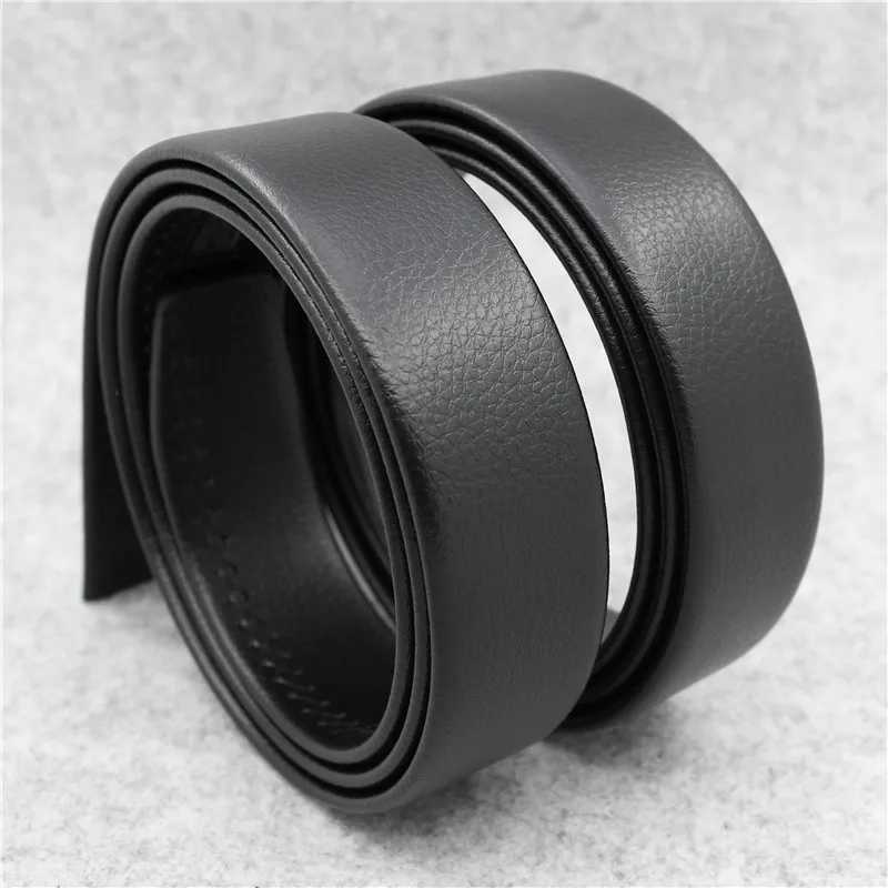 Mens 140cm 130cm 120cm lengthened fatty only automatic buckle belt high-quality high-end Wearable and durable soft waistbandX240923