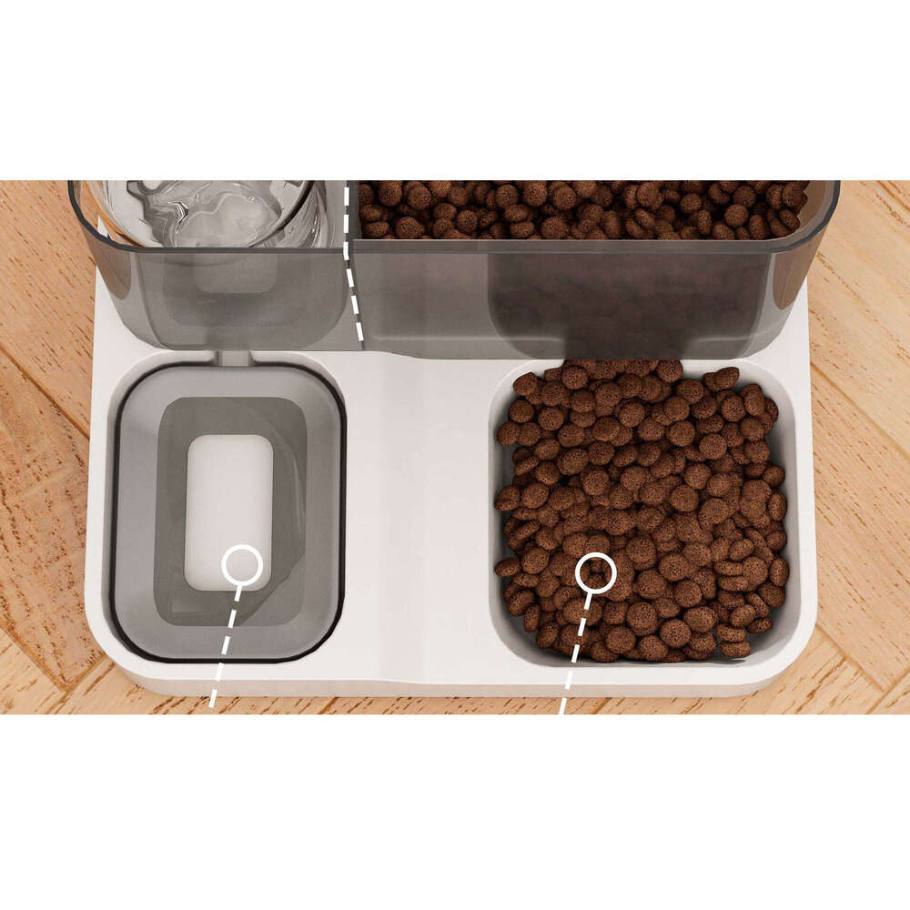 Cat automatic dispenser, large capacity wing water feeder, cat and dog feeding pet supplies