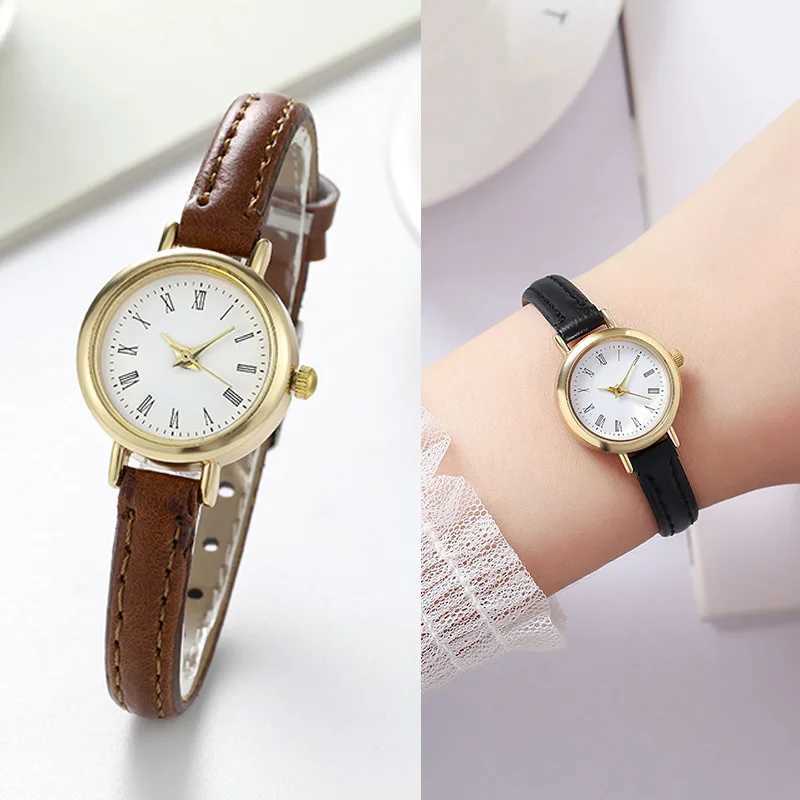 Classic Womens Casual Quartz Leather Band Strap Watch New Round Analog Clock Wrist Watches Designer WatchesX240923