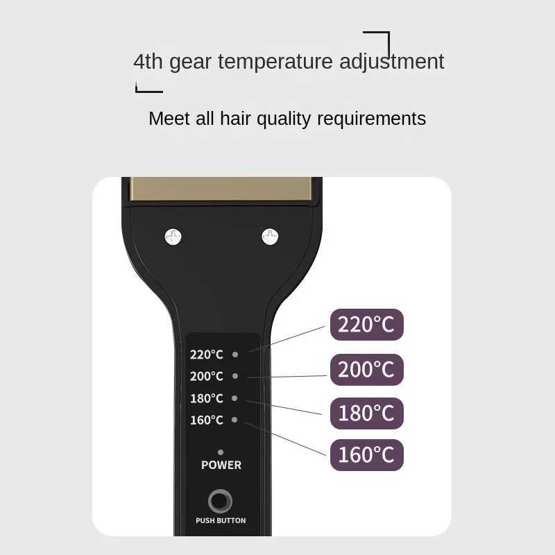 Kemei 329 Quick Hot Female Hairless Style Electric Split Straight Hair Straightener Wholesale CL240923