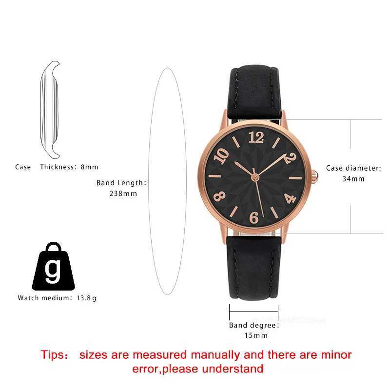 Fashion Women Watch Matte Leather Strap Wristwatch Quartz Watches for Women Gift Reloj Mujer Relogios Feminino Zegarek DamskiX240923