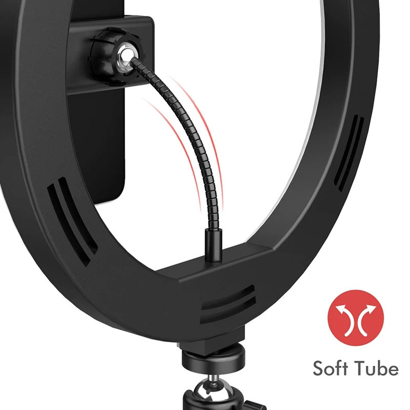 26/33cm LED ring light USB dimmable pography studio fill light remote control with tripod and Tiktok video live light 240909