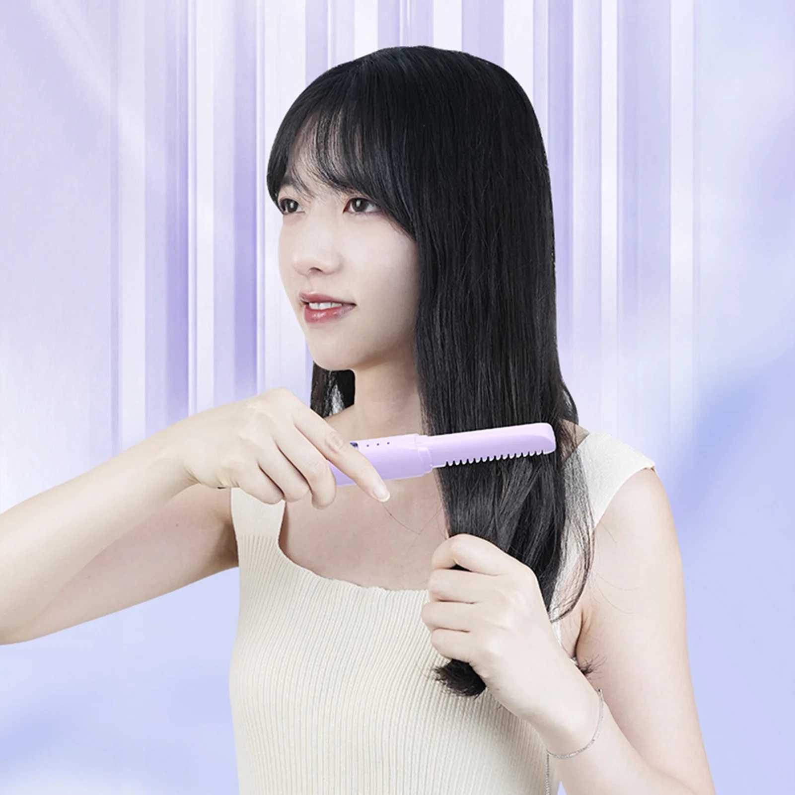 Dual purpose straightener for various hairstyle designs CL240923