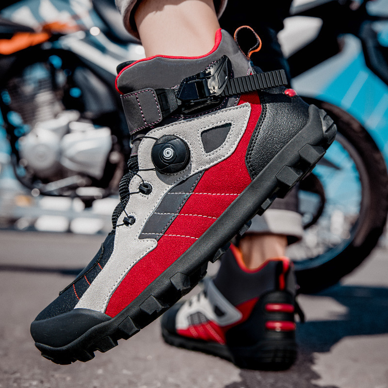 ddmytiger Fashionable and trendy couple plus size outdoor leisure anti-skid motorcycle shoes C ddmythur