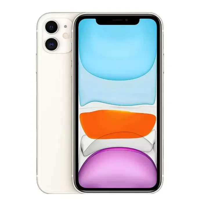 Original Apple Refurbished iPhone 11 unlocked cell phones A13 Hexa Core 64GB 6.1inch IOS 12MP 4G Lte Cellphone