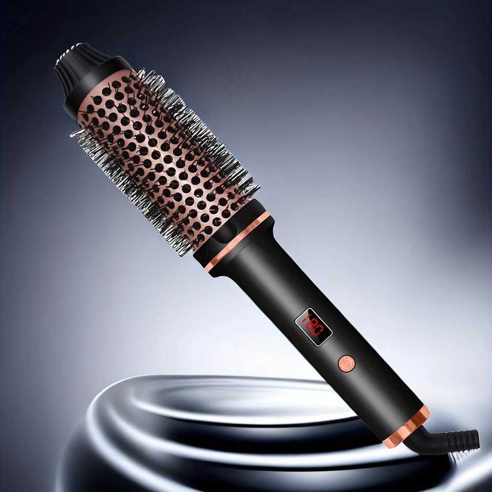 1 piece 3-in-1 hair styling tool - straightening curling combination iron hair styling tool ceramic straightener press comb CL240923