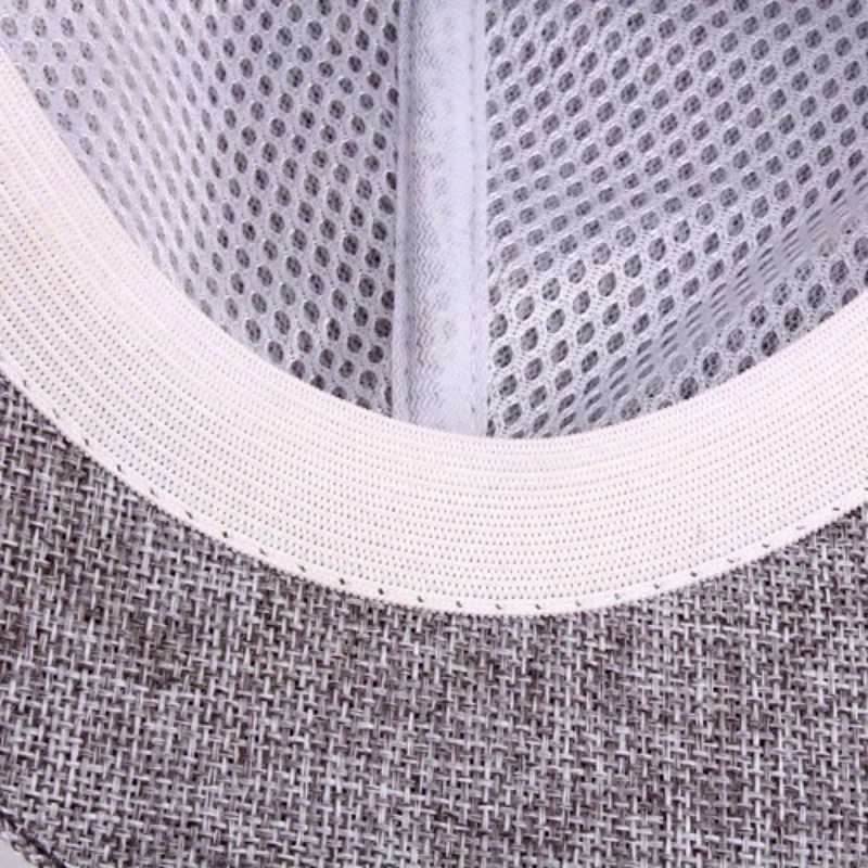 Linen retro plain weave hat breathable beret for spring and summer mens outdoor travel director hat Y240923