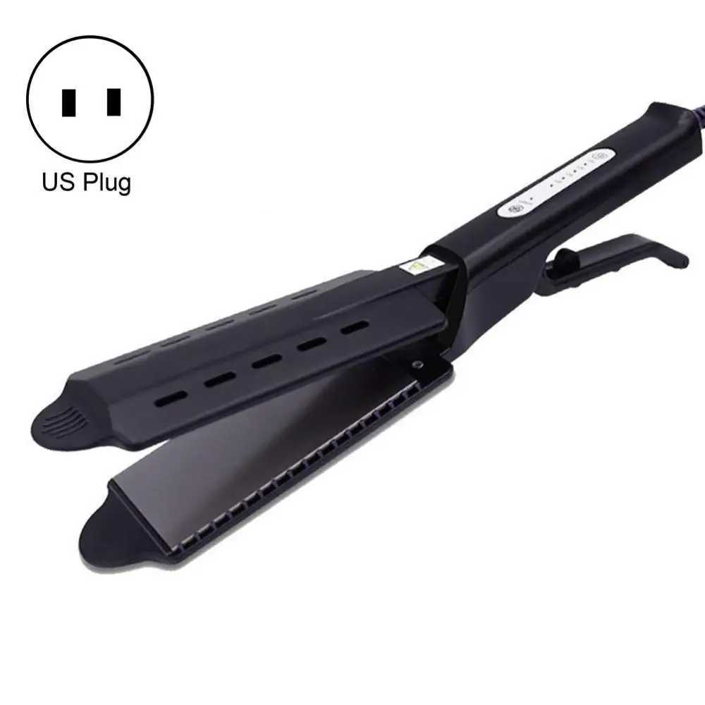 Professional adjustable temperature fast heating wet dry use womens straightener CL240923
