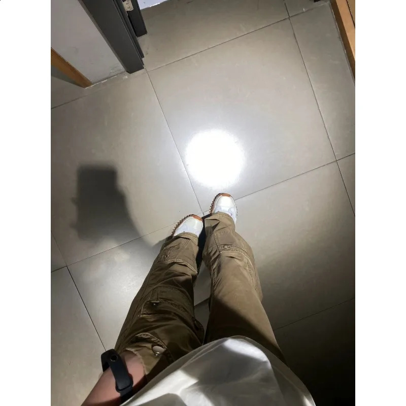 QWEEK Baggy Vintage Cargo Jeans Women America Style High Street Y2k Wide Leg Denim Pants Harajuku Casual Summer Basic Trousers 240918