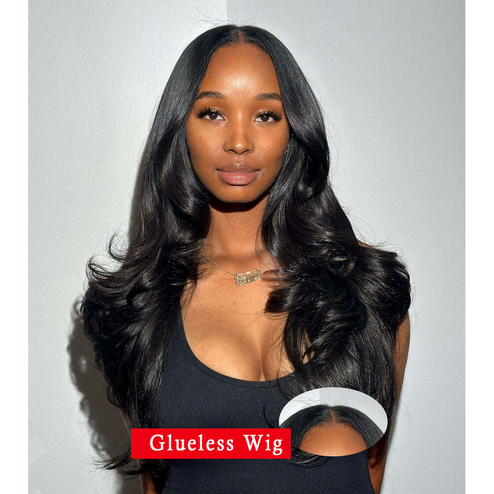 30Inch Body Wave Front Glueless Wig Ready to Wear 13x6 HD Transparent Human Hair Lace Frontal Brazilian Wigs