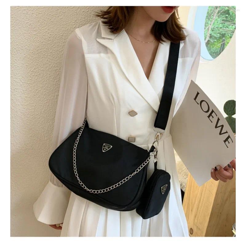 Shoulder Bags 2024 Simple Underarm Solid Color Casual Crossbody Women's Bag Mother And Child Handbags