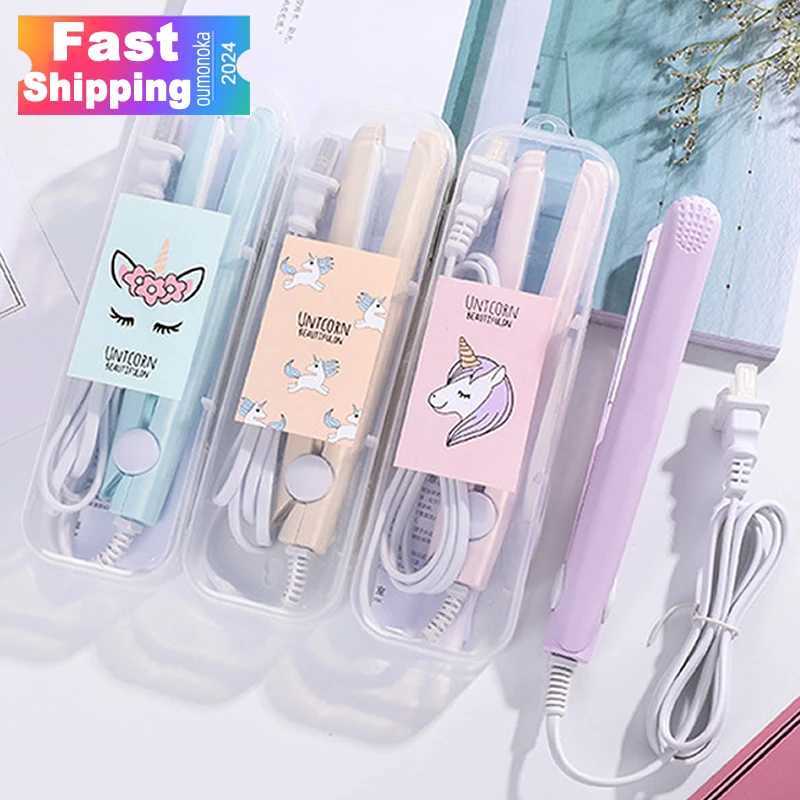 2024 New Curling Iron Mini Straightener Iron Ceramic Straightening Styling Tool Curler CL240923