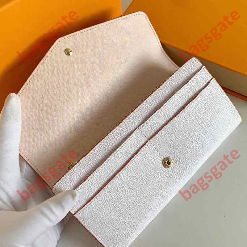 Luxury Designer Wallets Envelope Long Wallet For Women Purse Coin Pocket Fashion Woman Credit Card Holder Multicolor Flower Cover 2291