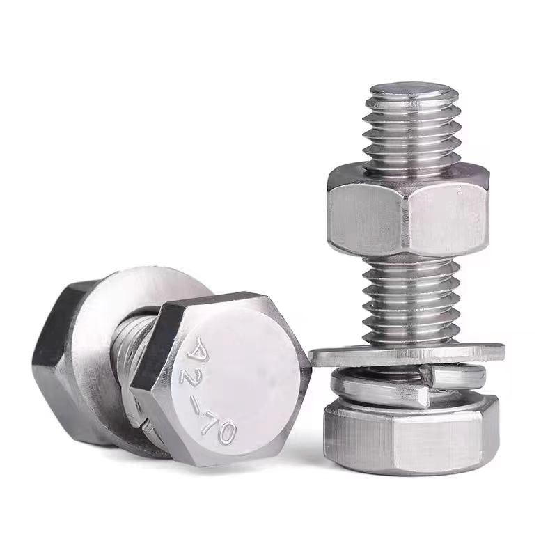 Sturdy 304 Grade Stainless Steel External Hexagon Bolts - Perfect Fitment & Strength