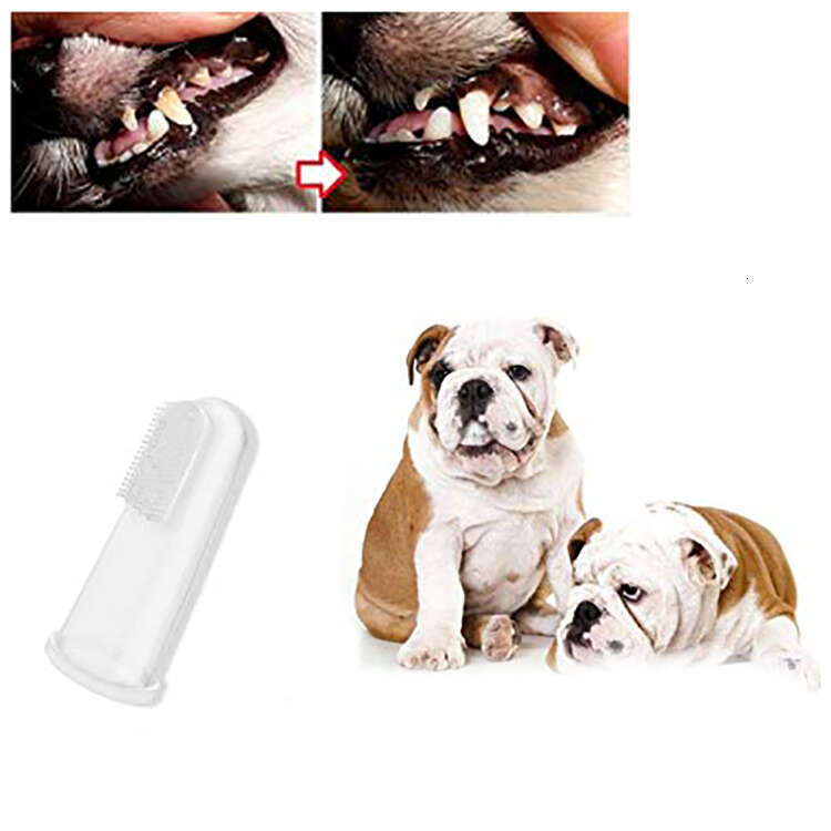 Super soft finger toothbrush, teddy brush, bad breath, tartar, teeth care tools, dog and cat cleaning, silicone pet supplies