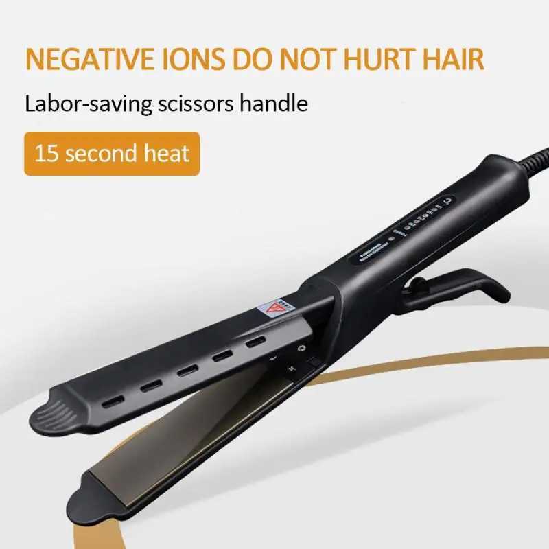 Four gear temperature adjustable ceramic tourmaline ion flat iron straightener CL240923