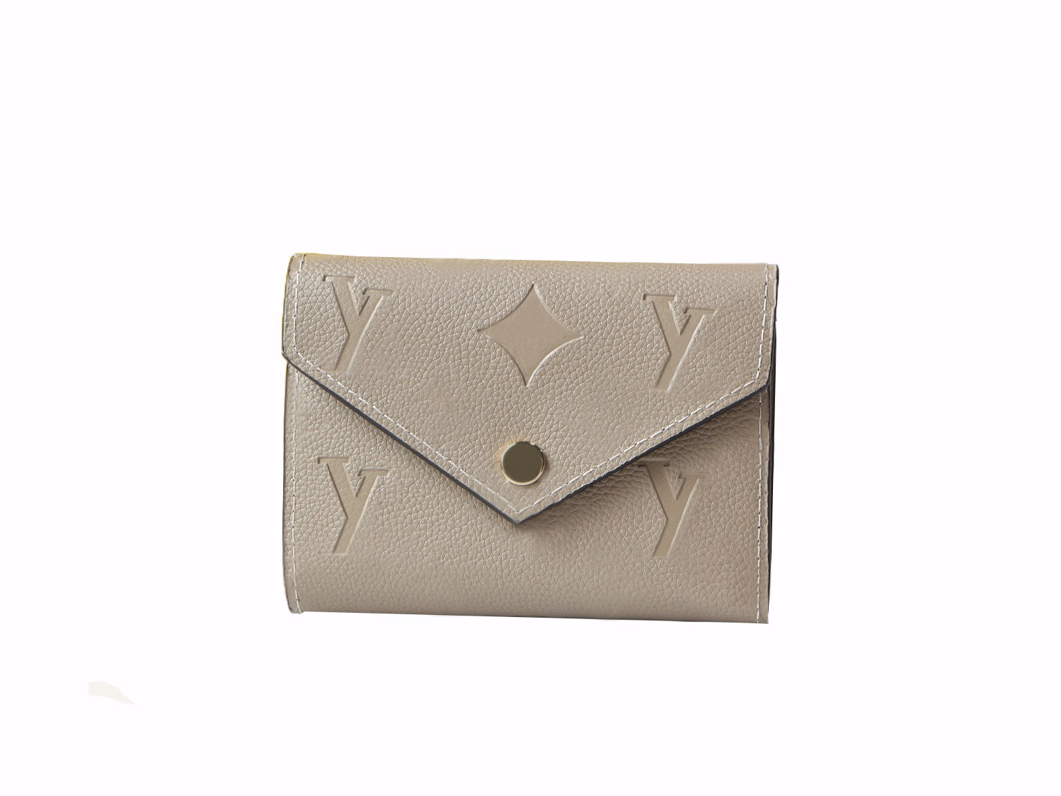 Women's Designer Victorine Wallet Luxury Embossed Flower & Letter Short Purse Premium Quality Stylish Card Holder Fashion Elegant Small Money Clutch with Box Dust Bag