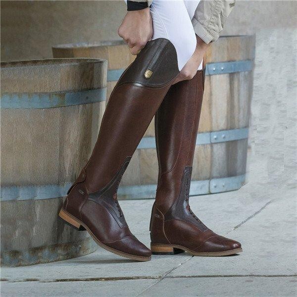 Women's Equestrian Leather Knee High Shoes Vintage Horse Autumn Winter Mountain Riding Boots Botas Mujer 35-43 Large Size NOXYZ31 778e