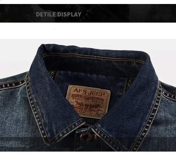 Mens Spring Fashion Denim Jacket Jeans High Quality Winter Bomber Plus Size 4XL 240921