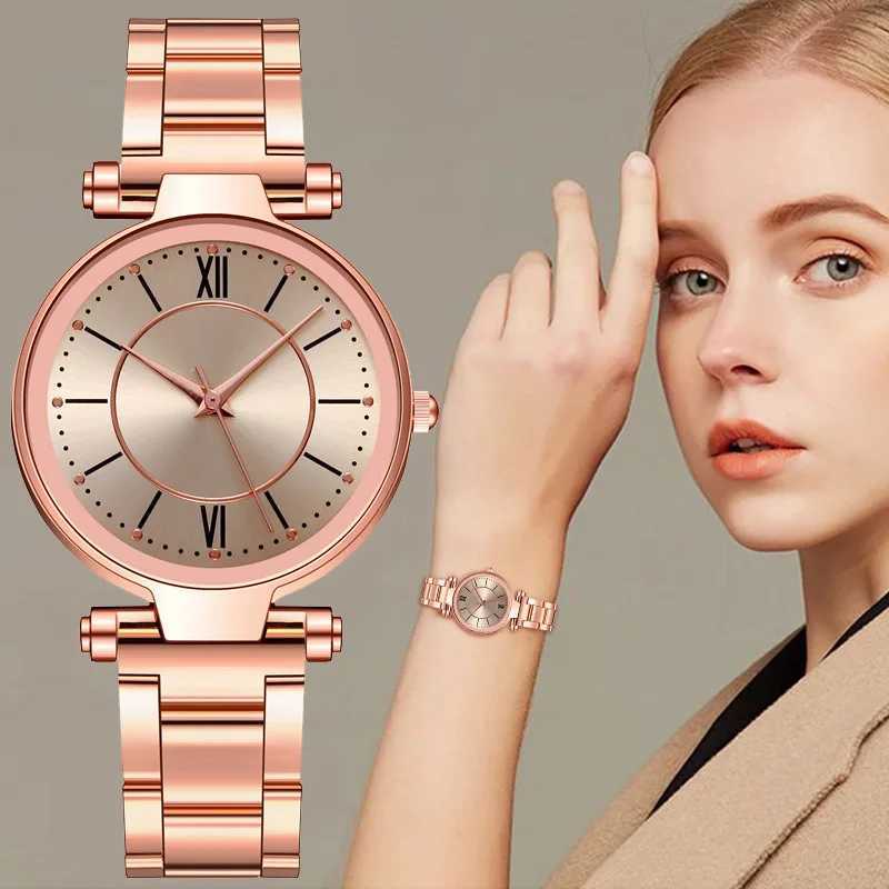 Ladies Quartz Watches Simple Female Watch for Women Casual Ladies Stainless Steel Silver Band Strap Analog Wristwatches RelgioX240923