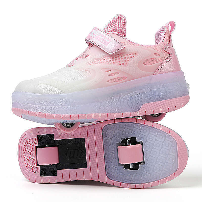 Kids Roller Skates Shoes 2 Wheels Skating Sneaker Flying Shoe Breatheable Boy Girl Child Gift Outdoor Autumn 5 - 15 years old