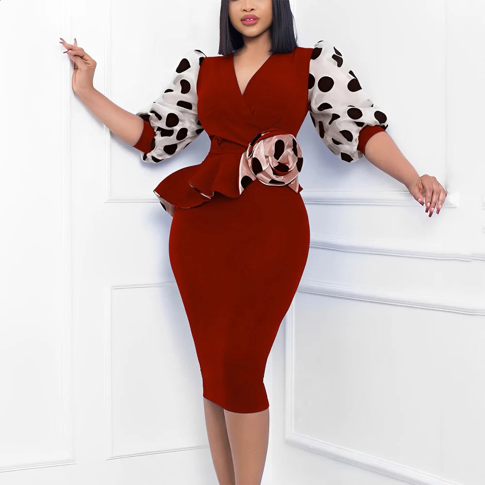 Elegant Womens Professional Office Clothes 2024 V-neck Half Sleeve Set Hip Mid calf Formal Womens Business Work Clothes 240921