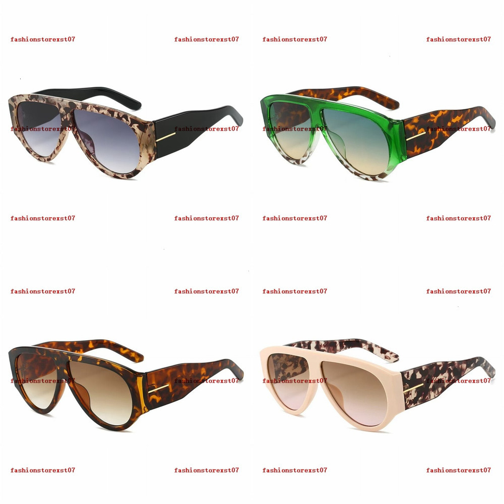 Best-selling Designer sunglasses Women's Men's Sunglasses Large cat-eye design uv400 Green lenses Luxury women's Designer Retro glasses original