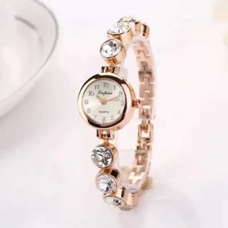 1/2/5 PCS Set Women Watches Bracelet Watch Ladies Wristwatch Alloy Rhinestone Luxury Rhinestone Casual Relogio Feminino MujerX240923