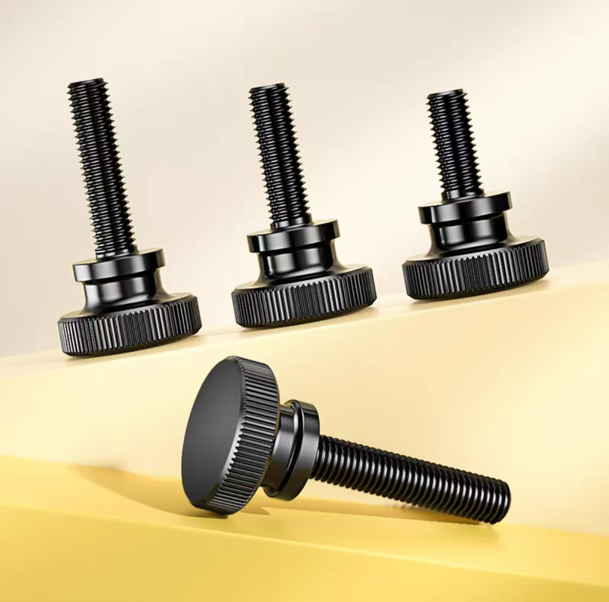 Double-Layer Stair Threaded Bolts with Mechanical Adjustment