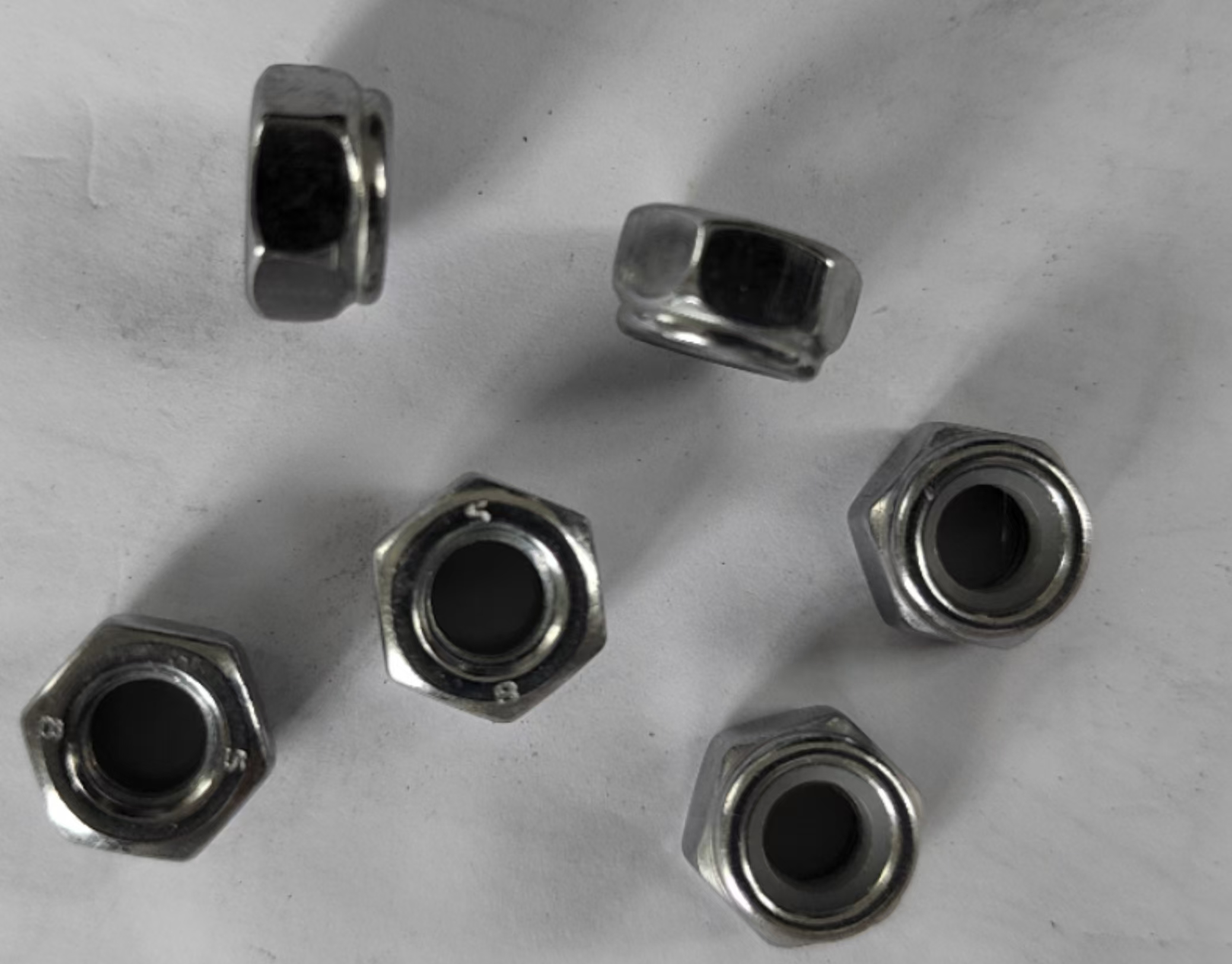 Durable 304 Stainless Steel Lock Nut with Nylon Insert for High-Strength Applications