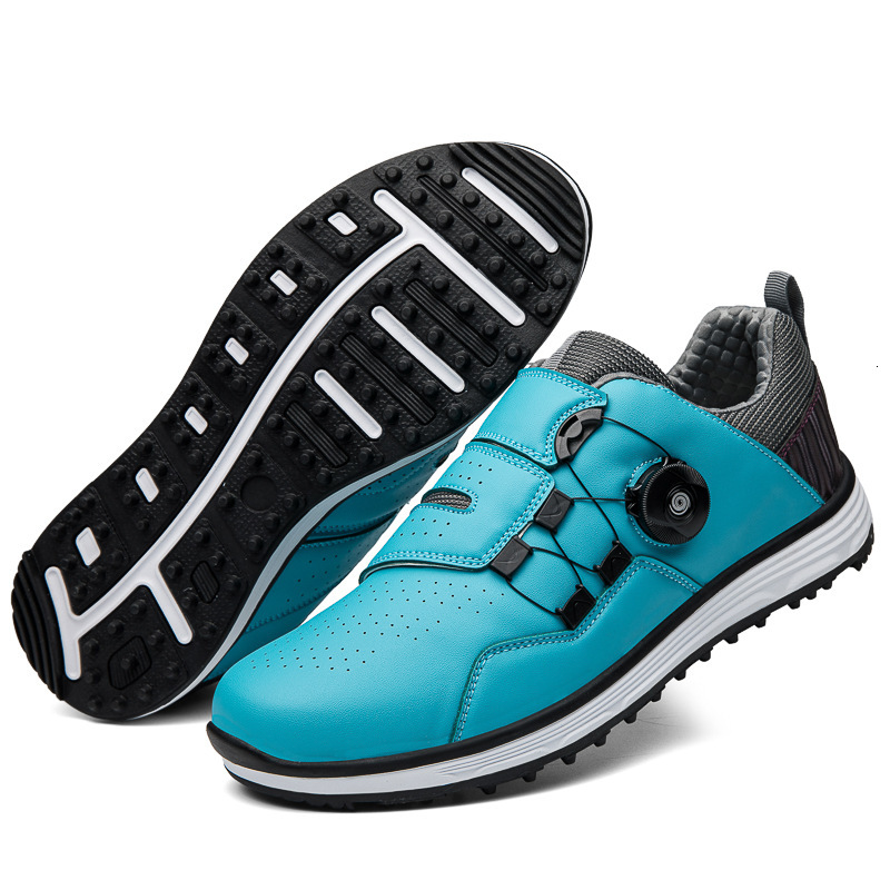 ddmytiger New Golf for Men's Leisure Sports Knob Buckle with Broken Nails, Anti slip and Wear resistant Shoes C