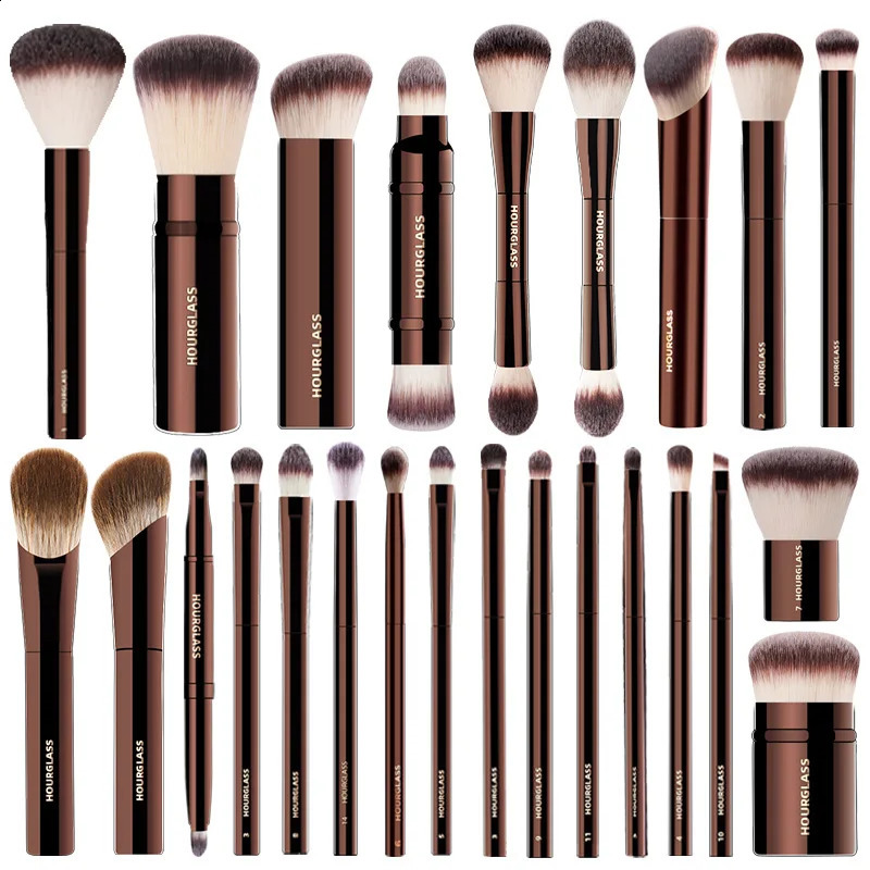 Hourglass No Cruel Makeup Brush - 10 Brush Set powder blusher Powder eye shadow Basic Brush Pure Makeup Tool 240921