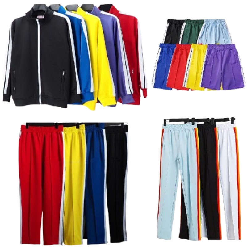 designer pants mens tracksuits mens shorts zip up hoodie men casual sweatpants fitness hip hop elastic pants coat mens clothes track joggers sweatpants US size S-XL