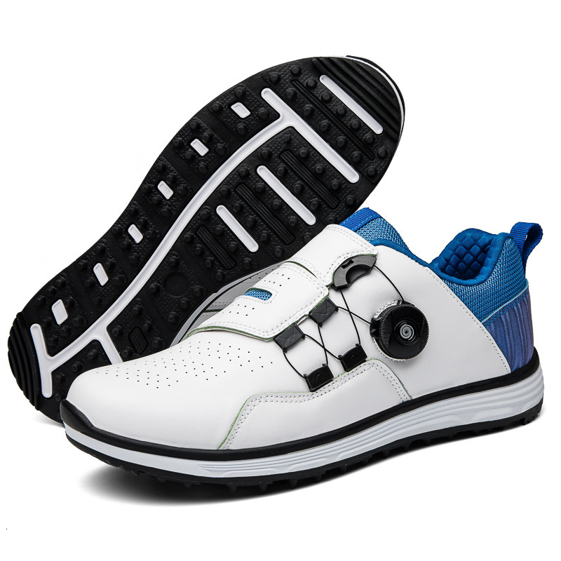 ddmytiger New Golf for Men's Leisure Sports Knob Buckle with Broken Nails, Anti slip and Wear resistant Shoes C