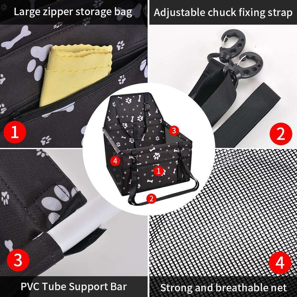 Safety Seat Waterproof Small and Medium sized Dog Nest Multi functional Car Pet Supplies