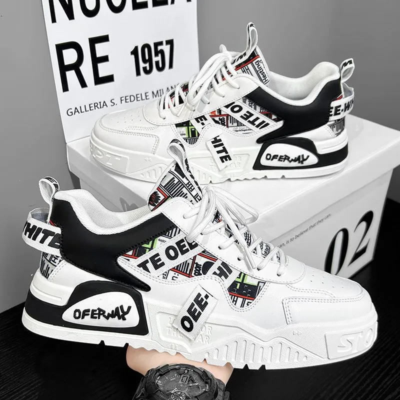 men summer breathable 2024 new trendy brand sports leisure board niche versatile fashion shoes anti slip and wear-resistant