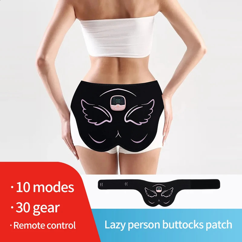 Electric Butt Muscle Stimulator EMS Hips Trainer USB Rechargable Buttocks Lifting Muscle Toner Lose Weight Burning Fat Fitness 240911