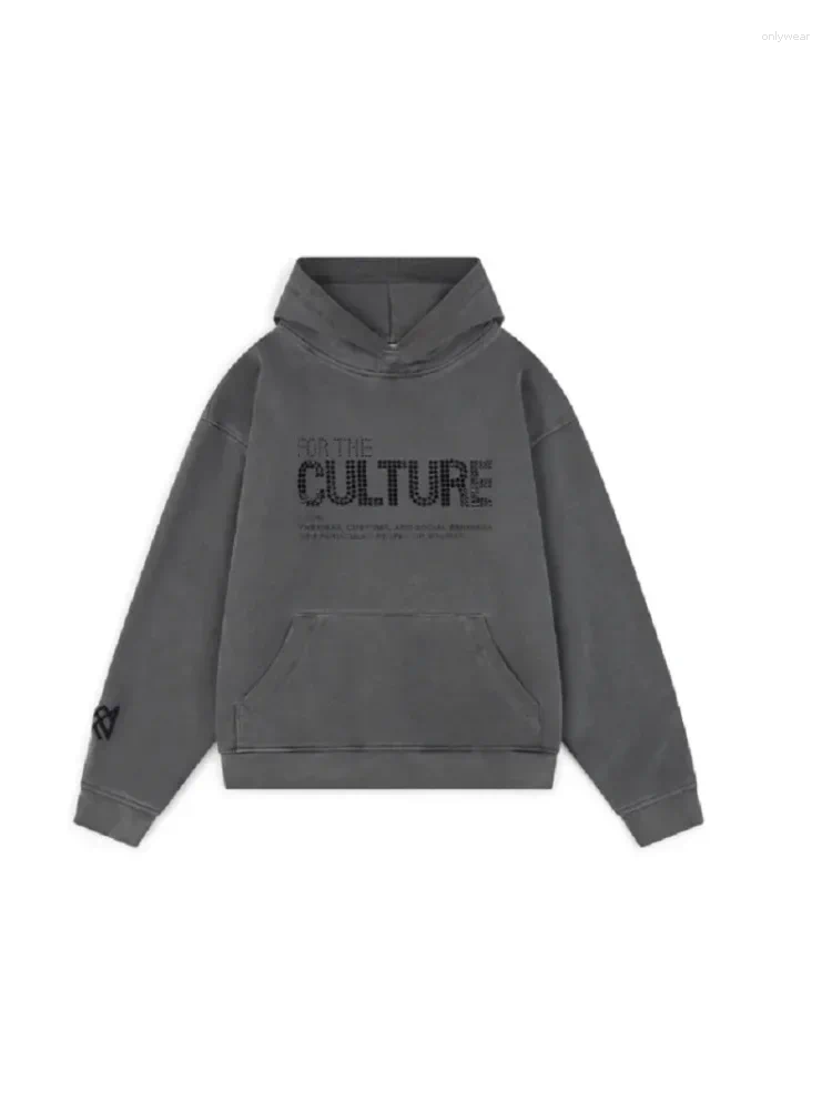 Women's Hoodies American Retro Printed Letter Hooded Sweatshirt Street Personality Autumn Men's Accessories