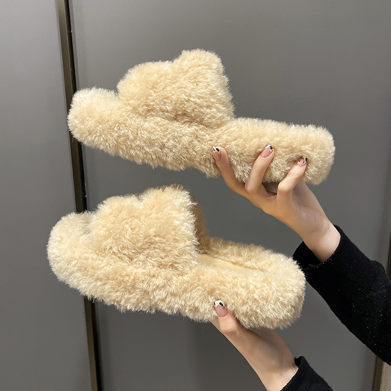 Cozy 2024 Cotton for Women - Warm Indoor Fury Slippers 35-40 dh911125171