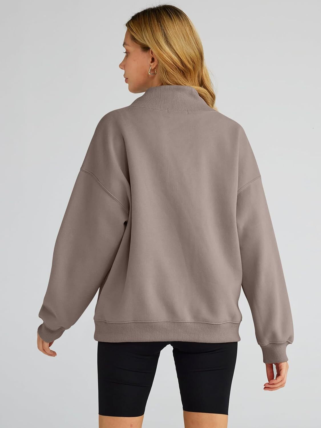 Womens Oversized Sweatshirts Turtleneck Pullover Long Sleeve Hoodies Tops Fall Outfits 2024 Clothes