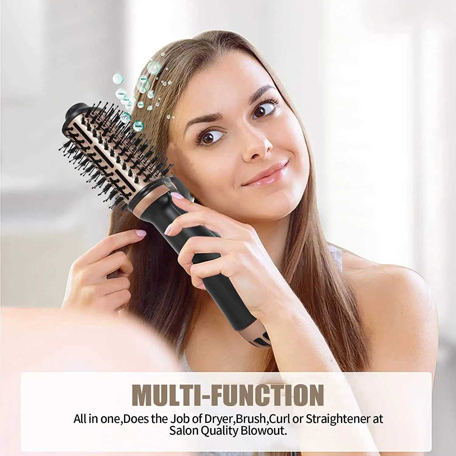 One step hair dryer and volumetric hot air brush professional straightener and curling iron hot comb hair dryer hair styling tool CL240923